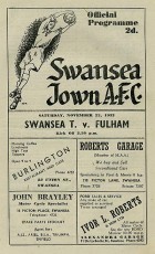 Swansea Town v Fulham