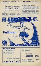 Bury v Fulham