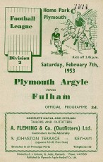 Plymouth Argyle v Fulham