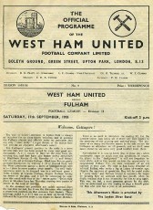 West Ham United v Fulham