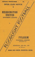 Headington United v Fulham