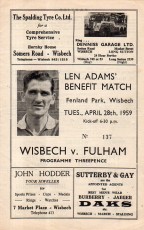 Wisbech Town v Fulham