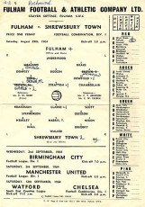 Fulham v Shrewsbury Town