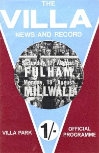 Aston Villa v Fulham