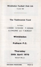 Wimbledon v Fulham