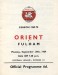 Leyton Orient v Fulham