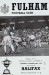 Fulham v Halifax Town