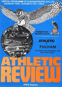 Oldham Athletic v Fulham