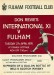 Fulham v Select XI