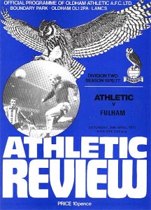 Oldham Athletic v Fulham