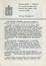Dulwich Hamlet v Fulham