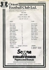 Leyton Orient v Fulham