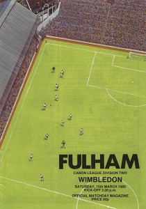 Fulham v Wimbledon