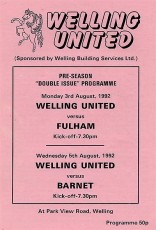 Welling United v Fulham