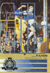 Gillingham v Fulham