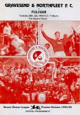Gravesend & Northfleet v Fulham