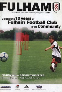 Fulham v Bolton Wanderers