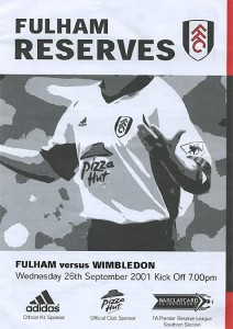 Fulham v Wimbledon