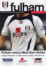 Fulham v West Ham United