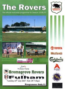 Bromsgrove Rovers v Fulham