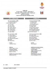 CSKA Sofia v Fulham