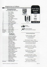 Kingstonian v Fulham