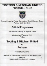 Tooting & Mitcham United v Fulham