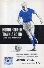 Huddersfield Town v Aston Villa
