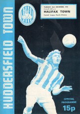 Huddersfield Town v Halifax Town