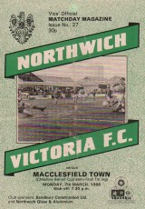 Northwich Victoria v Macclesfield Town