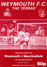 Weymouth v Macclesfield Town
