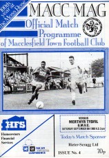 Macclesfield Town v Merthyr Tydfil