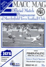 Macclesfield Town v Fisher Athletic