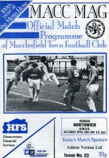 Macclesfield Town v Northwich Victoria