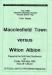 Macclesfield Town v Witton Albion