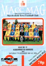 Macclesfield Town v Kidderminster Harriers