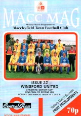 Macclesfield Town v Winsford United