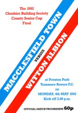Macclesfield Town v Witton Albion