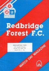 Redbridge Forest v Macclesfield Town