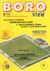 Farnborough Town v Macclesfield Town