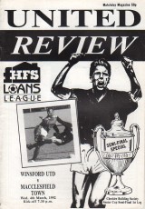 Winsford United v Macclesfield Town
