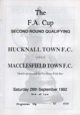 Hucknall Town v Macclesfield Town