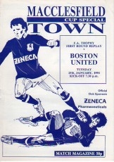 Macclesfield Town v Boston United