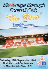 Stevenage Borough v Macclesfield Town