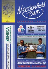 Macclesfield Town v Runcorn