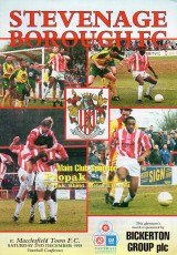 Stevenage Borough v Macclesfield Town