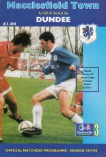 Macclesfield Town v Dundee