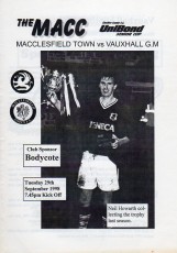 Macclesfield Town v Vauxhall Motors