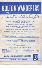 Bolton Wanderers v Manchester United