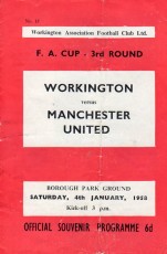 Workington v Manchester United